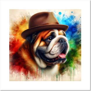 English Bulldog Art Posters and Art